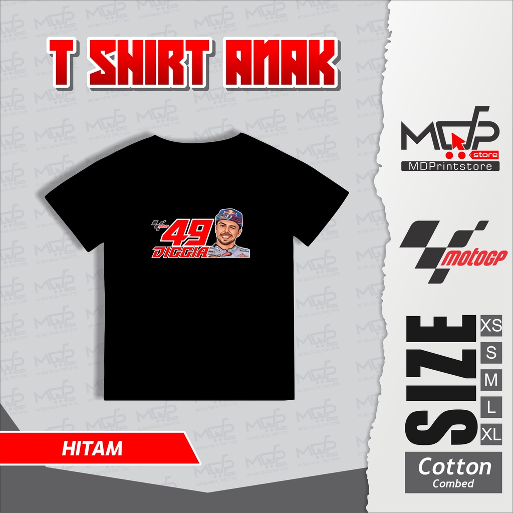 KAOS ANAK FABIO DI GIANNANTONIO MOTOGP MANDALIKA SIRKUIT MDPRINTSTORE