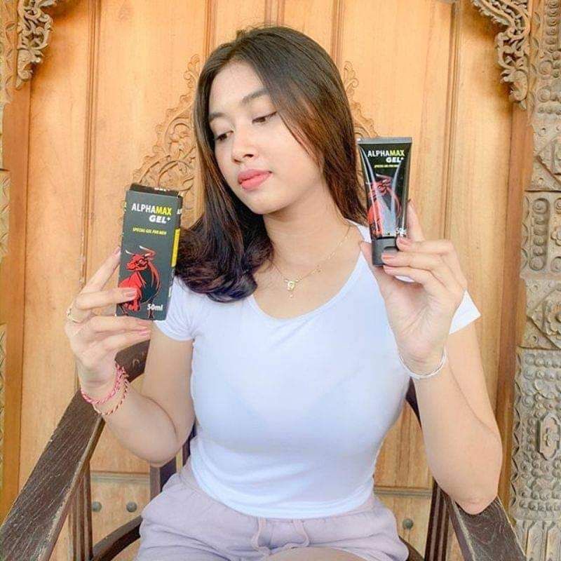 ALPHAMAX GEL CREAM PEMBESAR VITALITAS HERBAL PRIA DEWASA