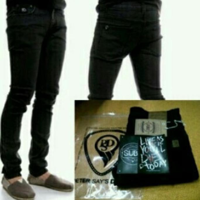 On Sale Celana Jeans Psd Black / Peter Says Denim Black / Psd Hitam DiskonHot Jam Tangan Casio Origi
