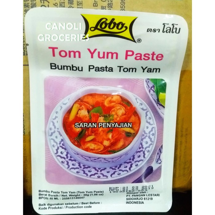 

Jual Bumbu Tom Yum Lobo TomYum Paste Thailand 30 Gr Bumbu Pasta Tom Yam Diskon