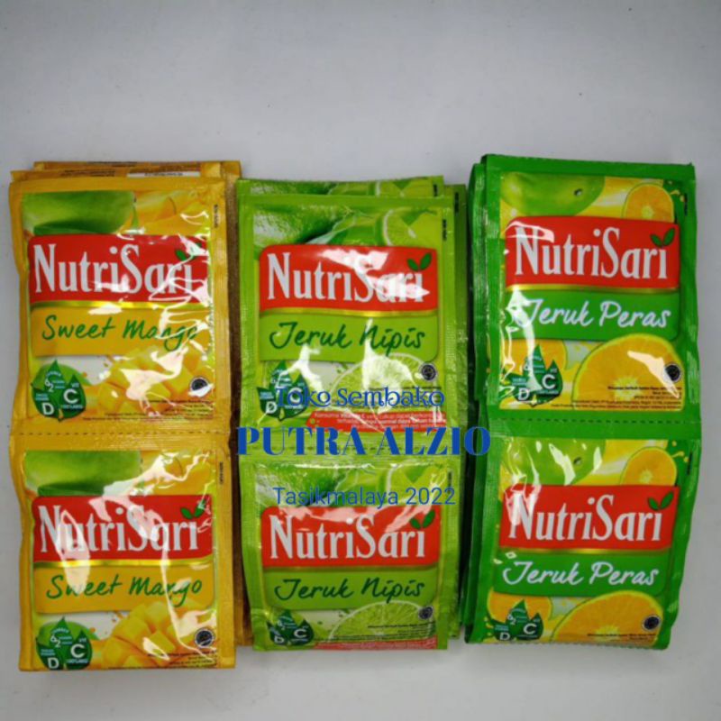 

Nutrisari Minuman Bubuk Instant Renceng 14gr isi 10 sachet