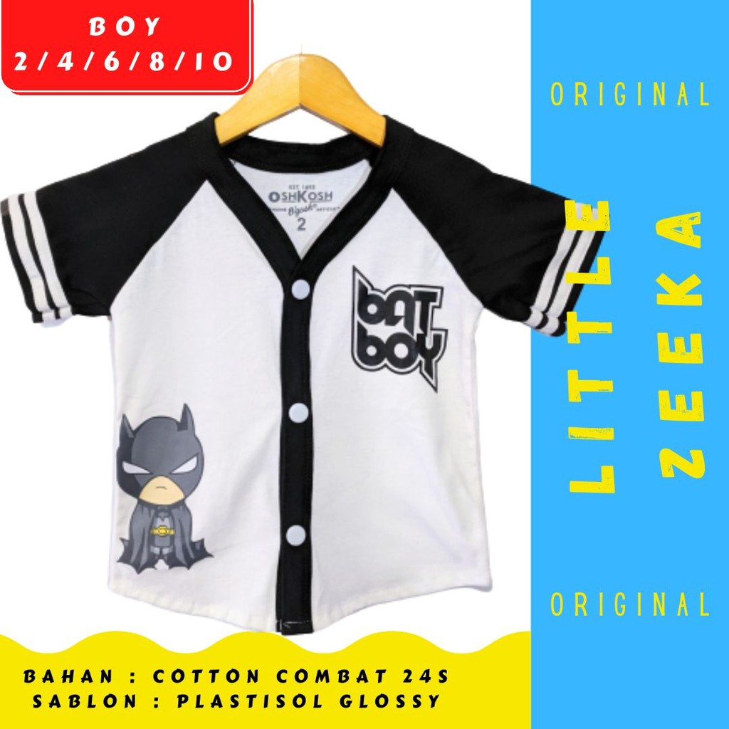  COD Kaos  Olahraga  Baseball Oshkosh anak  laki laki 