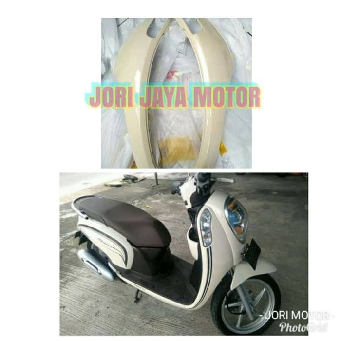 Sayap samping scoopy fi 2014 - 2016 cream