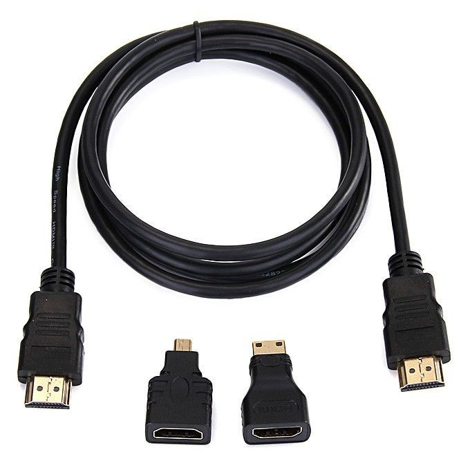 Kabel M-TECH 3 in 1 Hdmi to Hdmi, Mini &amp; Mikro  | ITECHBALI