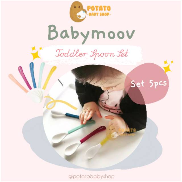 Babymoov - Toddler Spoon Set 5pcs