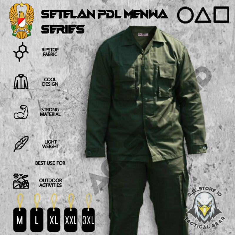 COD STELAN PDL menwa/seragam TNI/seragam Tactical army