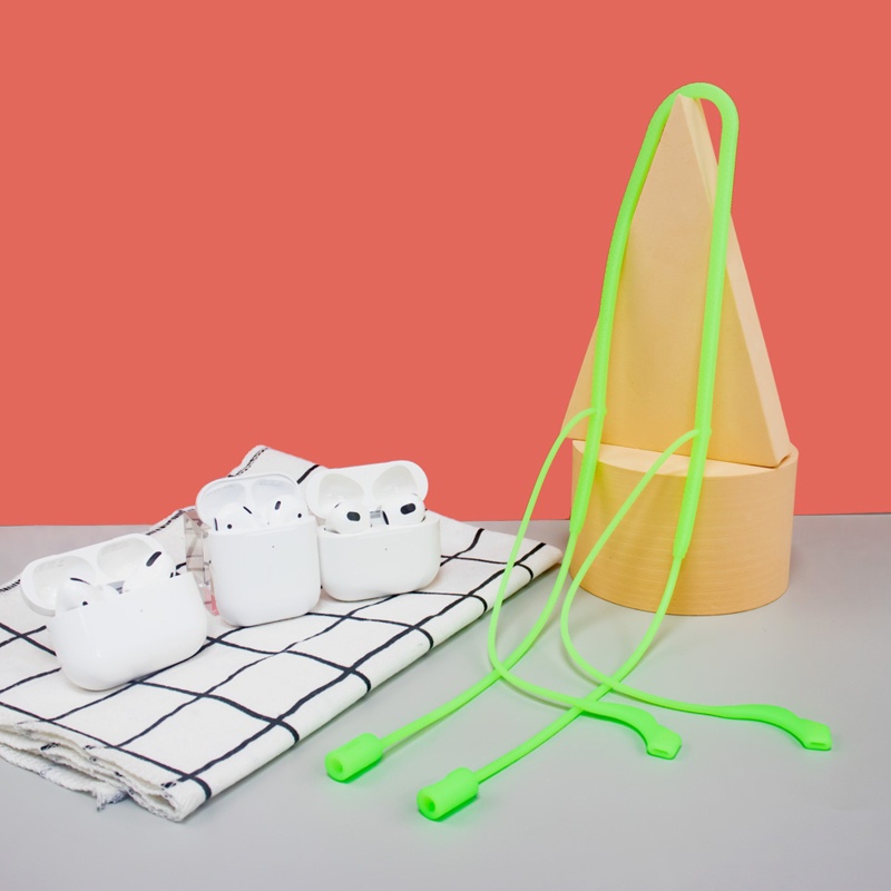 Btsg Silica Hanging Neck Rope Soft Lanyard Untuk Air Pods Pro1.2 /3 Earset Skinfriendly