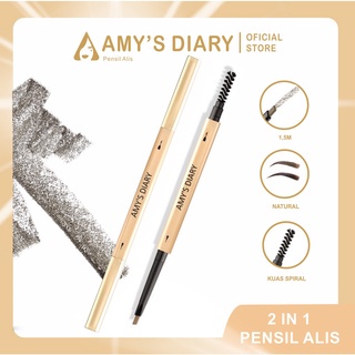 [BPOM] Amy'sdiaryofficialstore my 4- tip brown eyebrow pensil alis Waterproff (ORIGINAL)