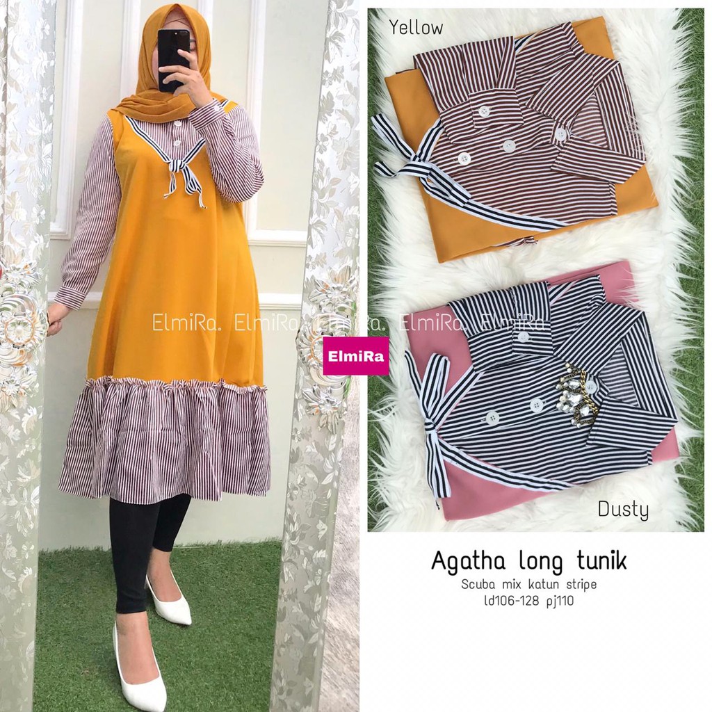 AGATHA LONG  TUNIK BY ELMIRA