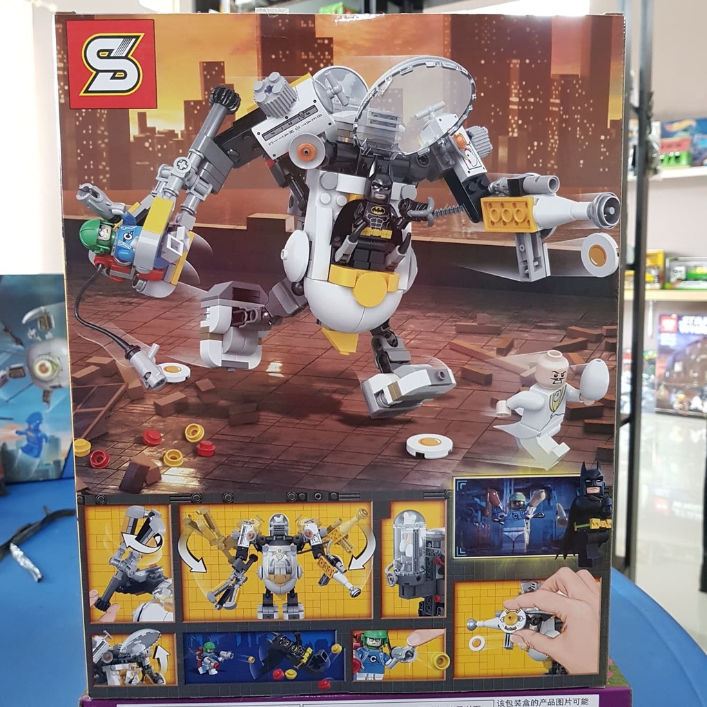 terbaru SY1011 Batman Movie Egghead Mech Food Fight SY 1011