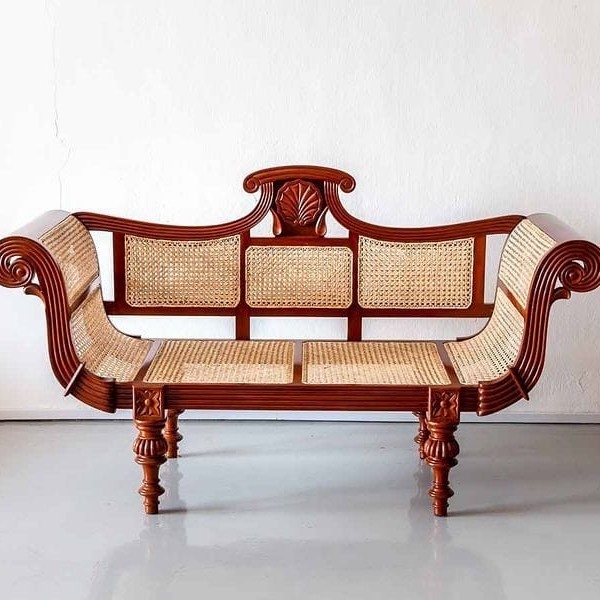 SOFA KLASIK ROTAN KAYU JATI