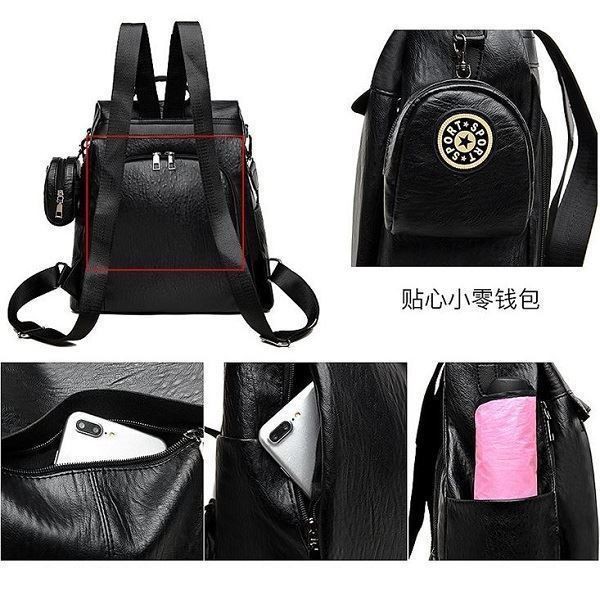 (COD) Vyctoria VOS1064 Tas Ransel Wanita Import Backpack Stylish Promo JT1064 LT1430 1064 1430