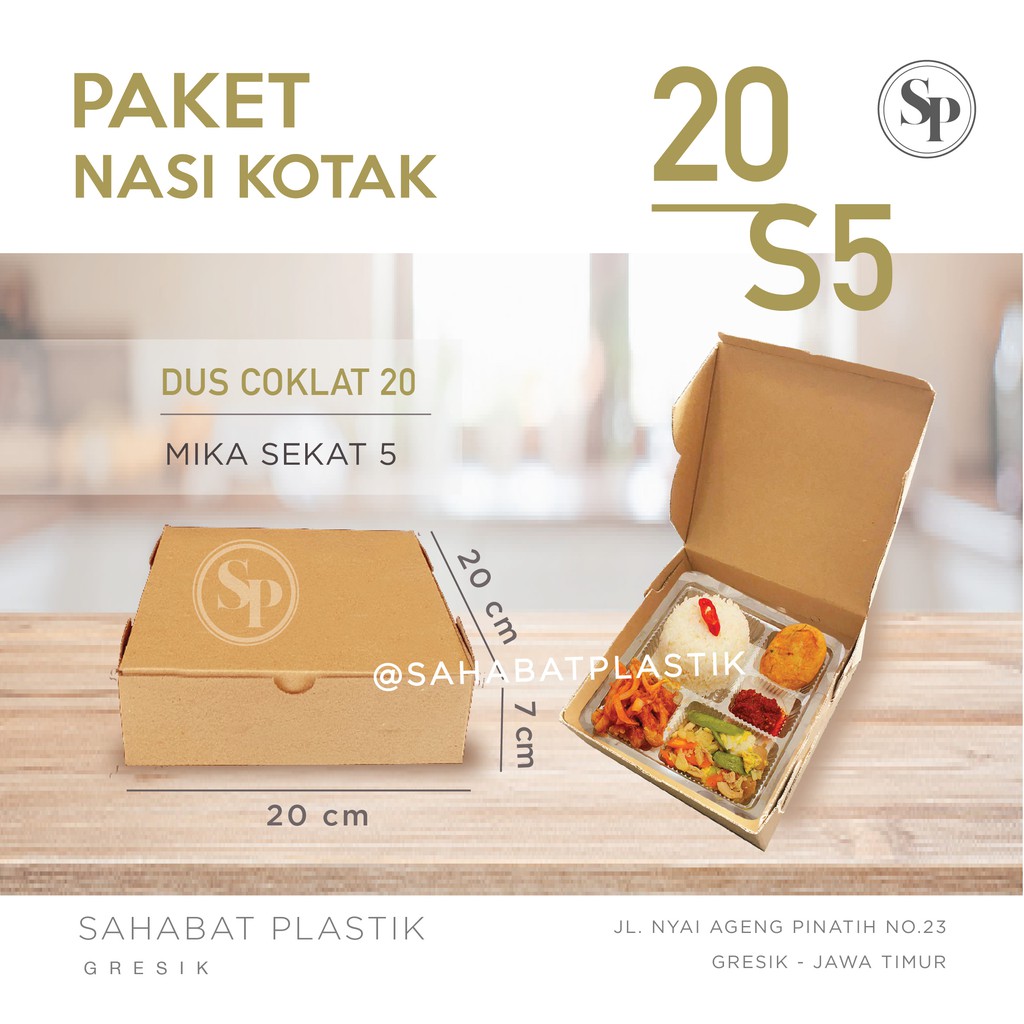 

10 PCS PAKET DUS NASI KOTAK 20 + MIKA 20/ DUS NASI KOTAK 20/ DUS NASI + MIKA