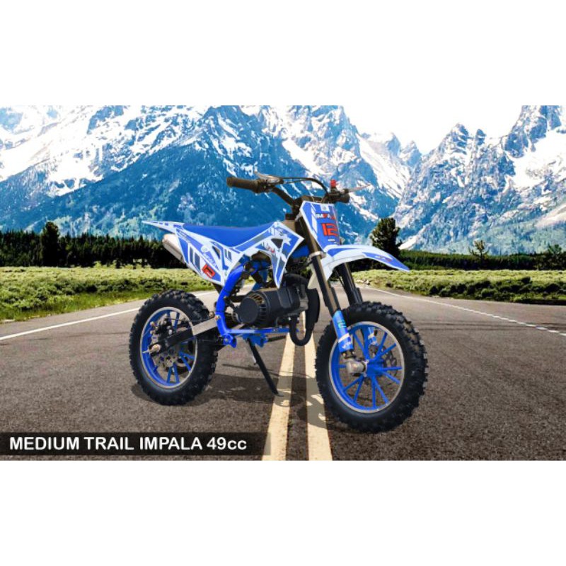 MOTOR MEDIUM TRAIL IMPALA MODEL TERBARU MESIN 2TAK 50CC~MAINAN MOTOR TRAIL~MOTOR CROSS~MAINAN ANAK