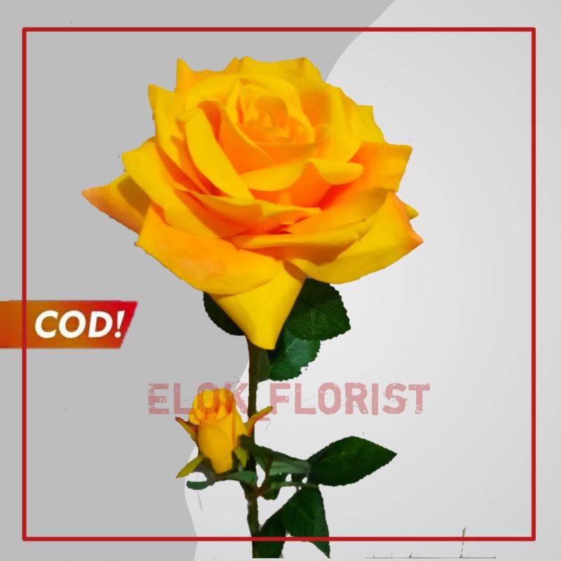 Bunga plastik mawar besar artificial-4