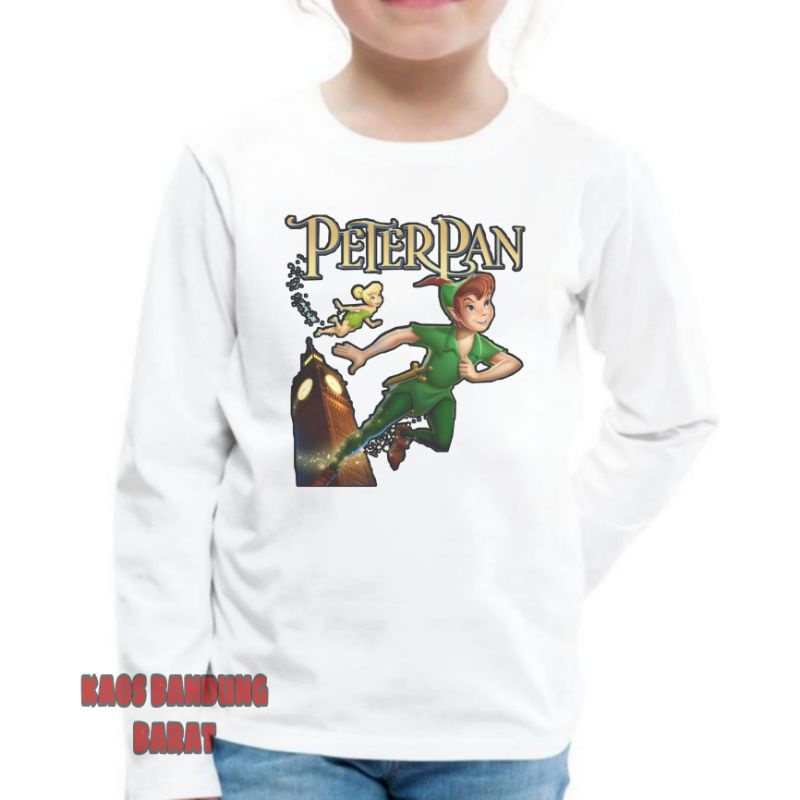 Baju atasan kaos anak Peterpan lengan panjang