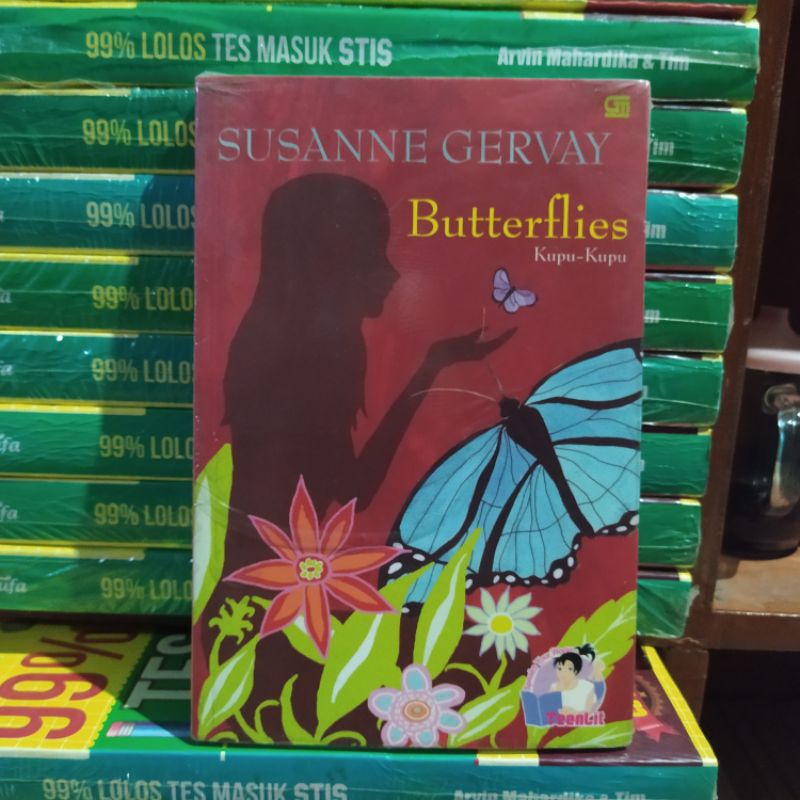 novel butterflies ( kupu-kupu)