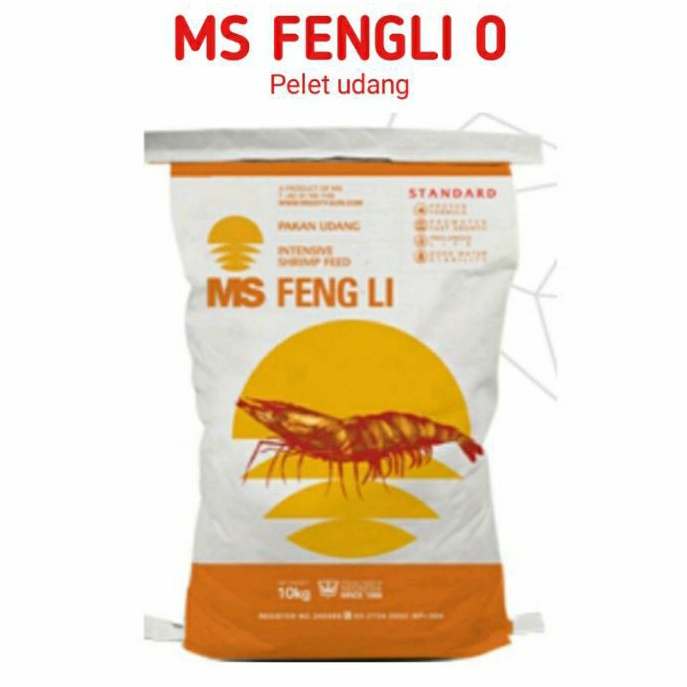 FENGLI 0 PELET UDANG REPACK 500 GRAM
