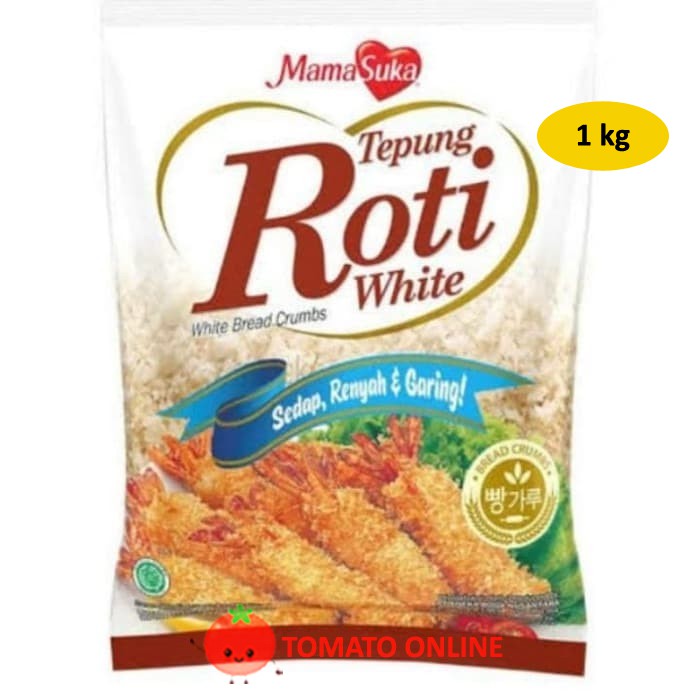 Mama Suka Mamasuka / Tepung Roti Bread Crumbs / 1 kg / 1kg / 1000 gram gr G / 1000gr