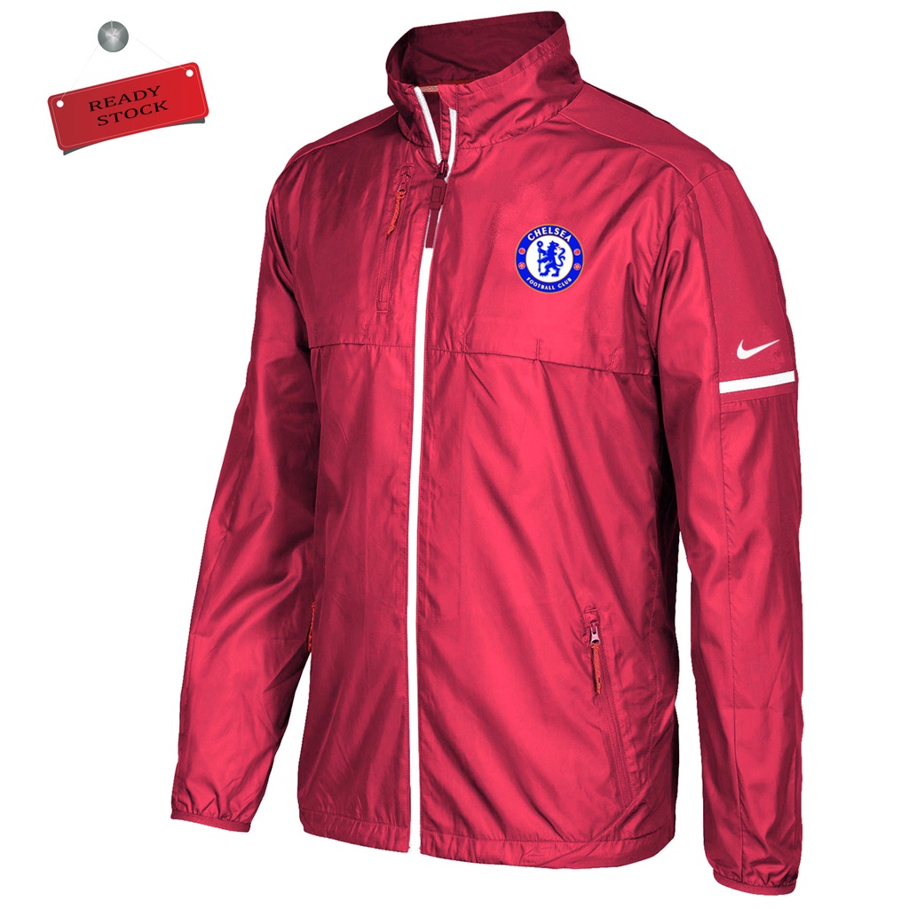 JAKET WINDBREAKER/JAKET PRIA ORIGINAL WATERPROO LOGO CHELSEA