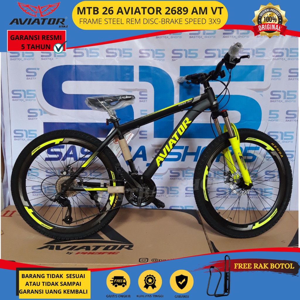 Sepeda Mtb Sepedah Gunung Aviator 26 27,5 Inch Murah