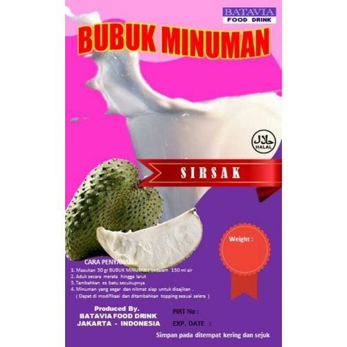 

BUBUK MINUMAN 1KG/1000GRAM RASA SIRSAK/SERBUK MINUMAN ANEKA RASA/BUBUK MINUMAN KEKINIAN/BUBUK POWDER DRINK/POWDER MINUMAN BUBUK/MINUMAN KEKINIAN/BUBUK MINUMAN BOBA/BUBUK BOBA MINUMAN/MINUMAN KEKINIAN