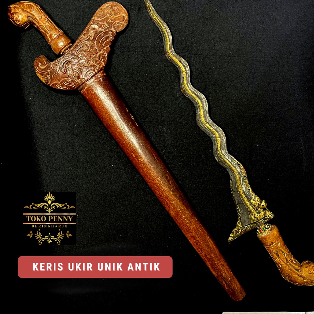 Keris Ukir Unik Antik