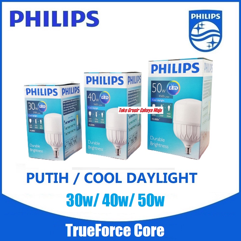 Lampu LED Philips 40 Watt 40W 40Watt 40 W TrueForce Core