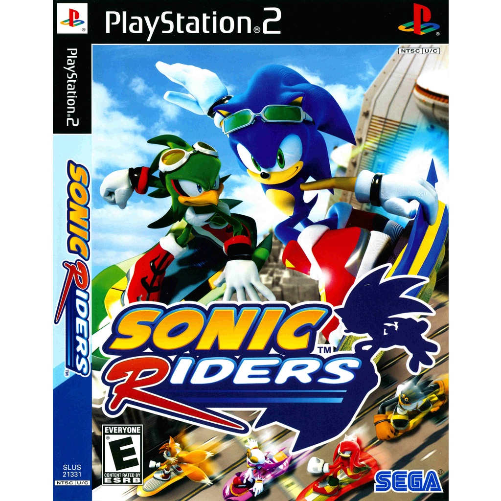 KASET DVD GAME PS2: SONIC RIDERS