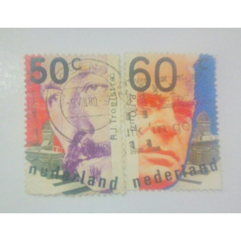 

Perangko Belanda 1980 set tema Politikus