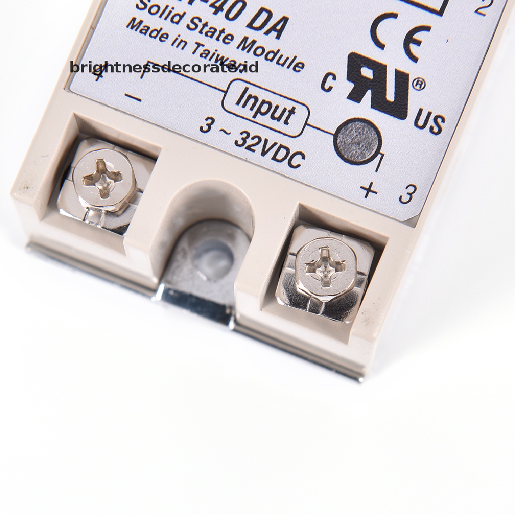 [birth] Industrial Solid State Relay SSR 40A with Protective Flag SSR-40DA 40A DC control AC [ID]