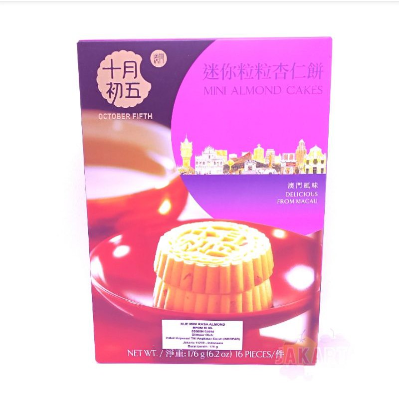 

(CAMILAN INSTAN) OCT.FIFTH MINI ALMOND CAKES 176G