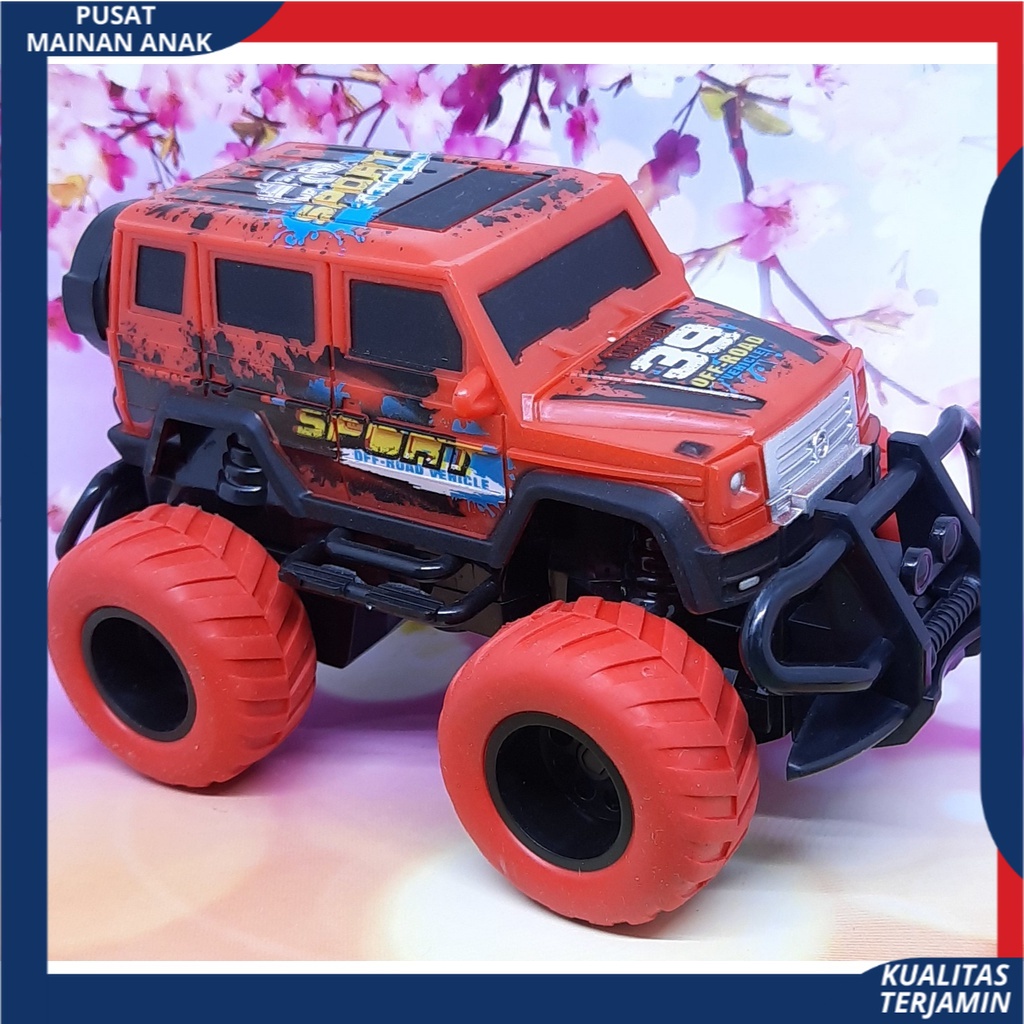 RC Rock Crawler Mobil Remote Kontrol Jeep Off Road Mini Mainan Remote Mobil Polisi NEW