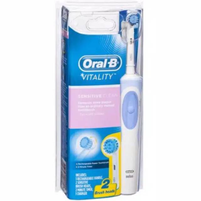 (Bisa Direfill &amp; Charge Listrik) Sikat Gigi Elektrik Oral B Vitality Clean / Electric Toothbrush