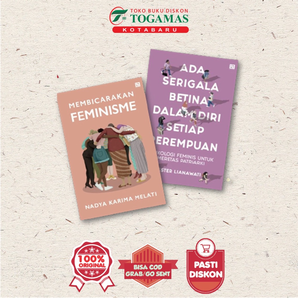 Paket Membicarakan Feminisme & Ada Serigala Betina Dalam Diri Setiap Perempuan
