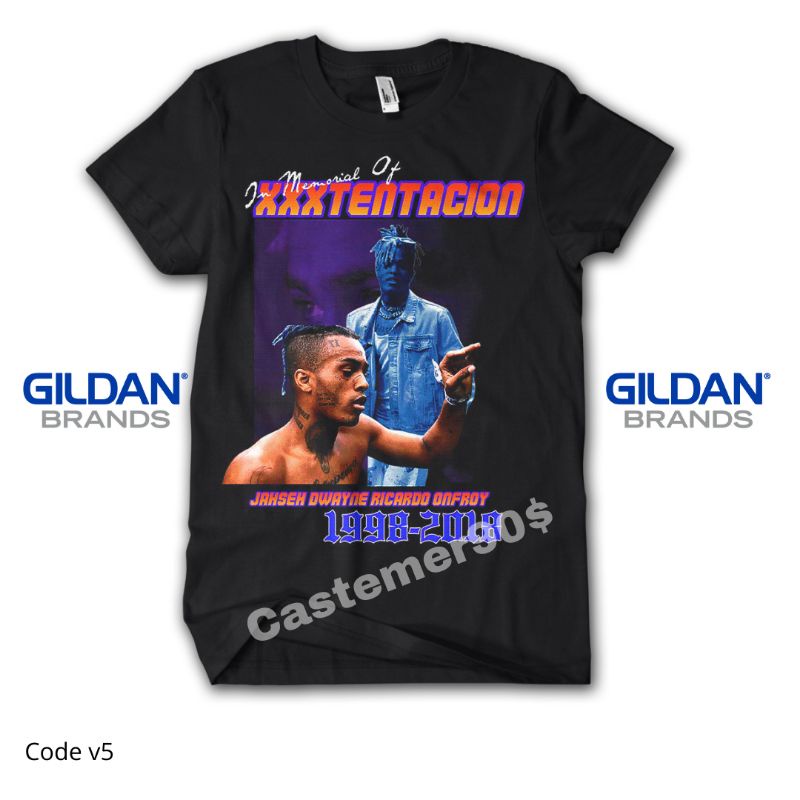 kaos band tag gildan XXXtentacion