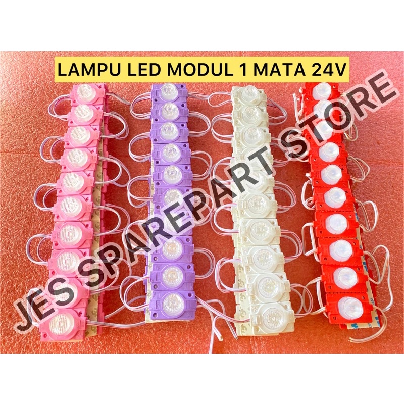 LAMPU LED MODUL 1 MATA 24V