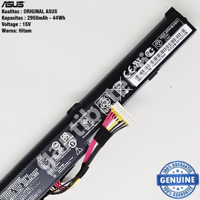 Baterai Asus X550 X550E X550D X550DP X550Z X450J X450JN A41-X550E