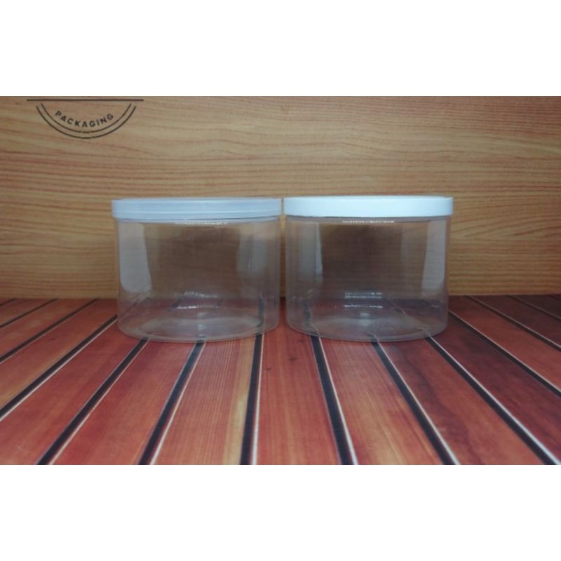 Toples 250ml Toples Plastik 250ml Toples Kue Kering 250ml Toples Fox 250ml Tutup Bening / Putih
