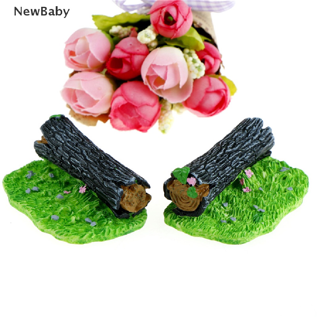 Newbaby 1Pc Miniatur Bangku Taman Bahan Resin Untuk Dekorasi Taman Minifairy Gardencraft DIY