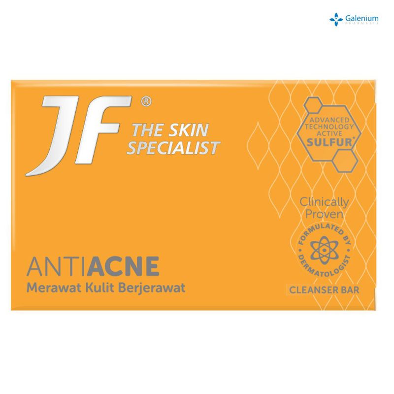 JF Anti Acne Bar 65 / 90 Gram (Sabun Jerawat)