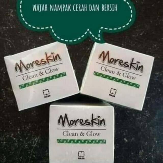 MORESKIN CLEAN AND GLOW NASA