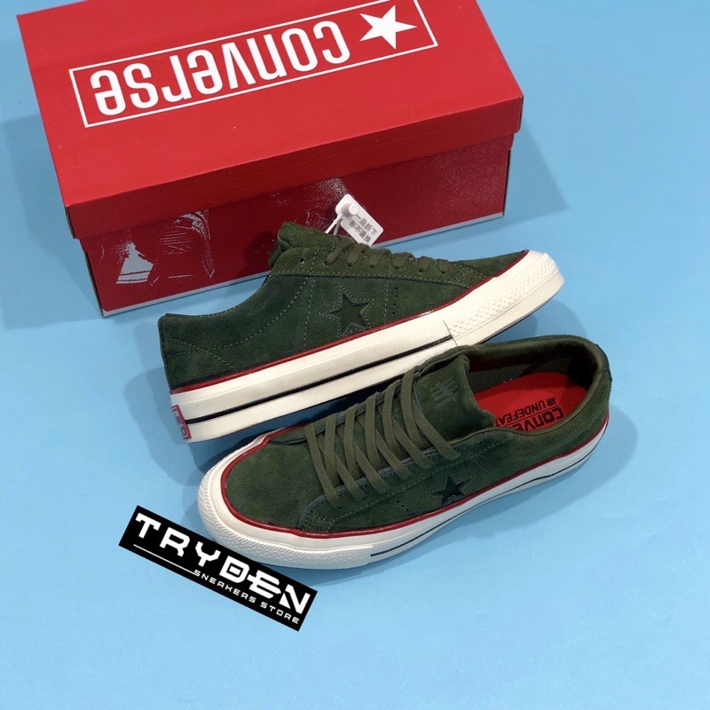 Converse One Star X Undefeated Olive Green