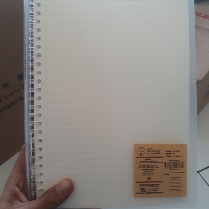 

Bergaransi Binder Ring / Notebook Transparant A5 Wengu Diskon
