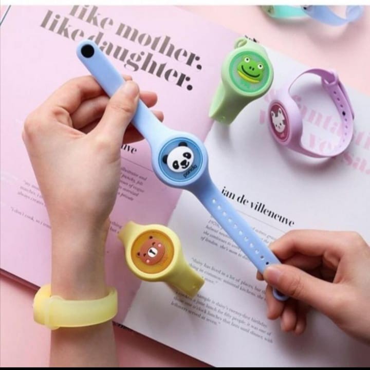 Gelang Anti Nyamuk Anal-Anak + LED Gelang lucu Gelang jam tangan (Packaging Dus)-3