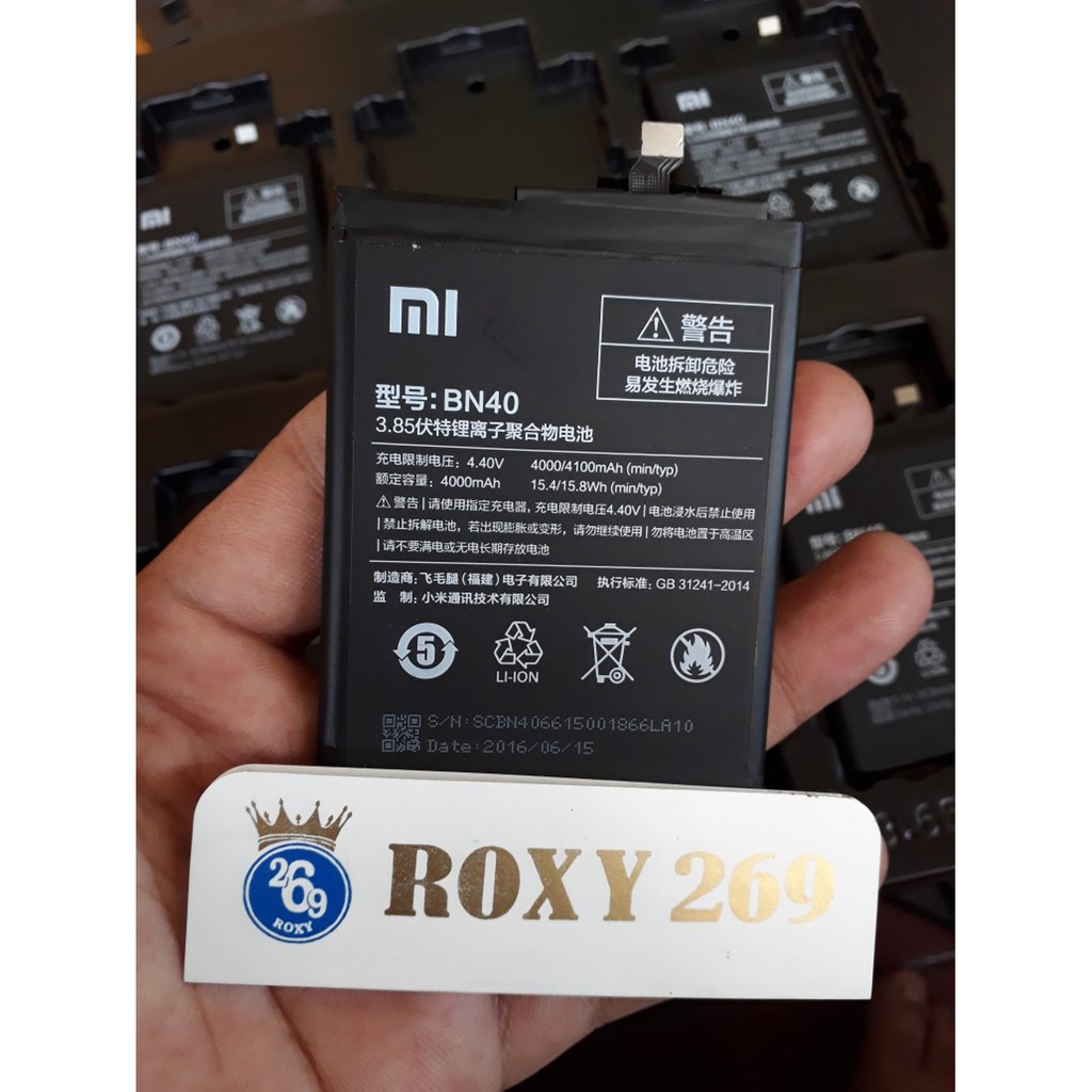 promo Batre Baterai Redmi 4 4X 4pro BN40 4000mAh ORI 100 Batt Battery Batterai Battre Xiaomi Xiomi X