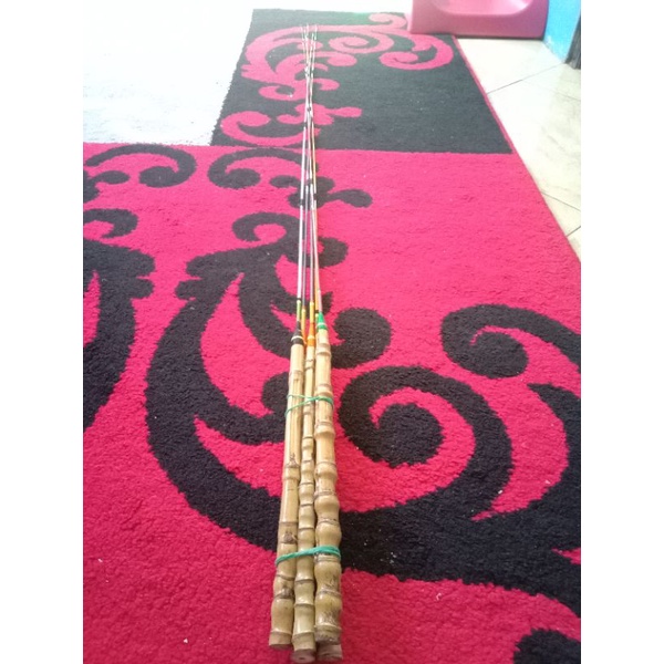 Joran Fiber Gagang Bambu