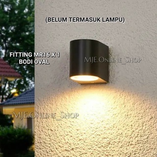LAMPU DINDING TAMAN MINIMALIS 1 x MR16 / WALL LIGHT OUTDOOR WATERPROOF