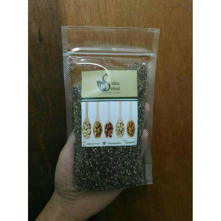 

chiaseed premium organic -100gr ( chia seed - chia seeds - ciaseeds ) termurah