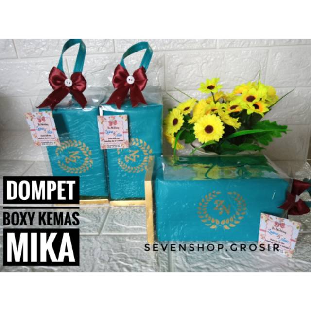 Souvernir dompet boxy kemas mika